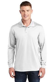 Sport-Tek &amp;#174;  Long Sleeve Micropique Sport-Wick &amp;#174;  Polo. ST657