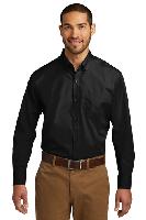 Port Authority ®  Tall Long Sleeve Carefree Poplin Woven Shirt. TW100