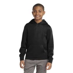 Sport-Tek ®  Youth Sport-Wick ®  Fleece Hooded Pullover. YST244