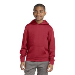 Sport-Tek ®  Youth Sport-Wick ®  Fleece Hooded Pullover. YST244
