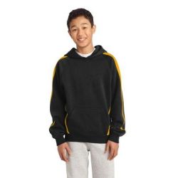 Sport-Tek ®  Youth Sleeve Stripe Pullover Hooded Sweatshirt. YST265